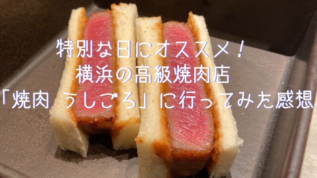 特別な日にオススメ 横浜の高級焼肉店 焼肉 うしごろ に行ってみた感想 Himawari Post